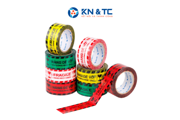 Băng Keo Dễ Vỡ Hàng Sản Xuất - Đóng Gói An Toàn, KN&TC Nhận In Theo Yêu Cầu